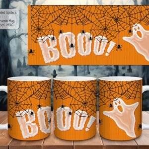 Discover the Haunted Spiders Ceramic Coffee Mug