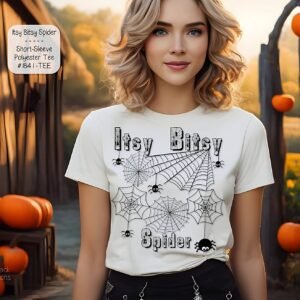 Beautiful Short Sleeve Shirt: Itsy Bitsy Spider Design