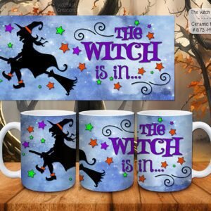 Enchant Your Mornings with Our Witch-Themed Ceramic Coffee Mugs