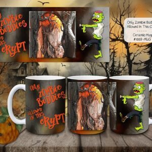 Zombie Buddies Ceramic Coffee Mug: The Perfect Blend of Fun and Functionality