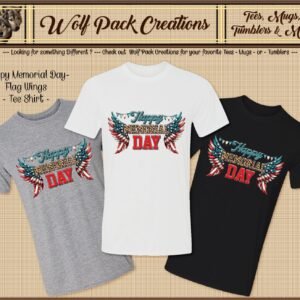 Beautiful Short Sleeve T-Shirt for Memorial Day