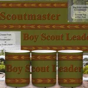 Personalizable Ceramic Mug: Boy Scouts Leaders