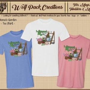 Beautiful Short Sleeve T-Shirt for Mama's Garden