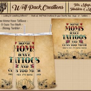 Beautiful Skinny Tumbler for Mother's Day