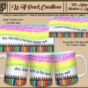 Personalizable Mug for Outstanding Teachers
