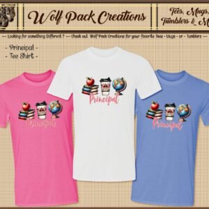 Unique School Principal Short Sleeve T-Shirt