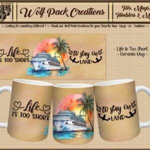 Beautiful Ceramic Mug for Those who Love to Cruise