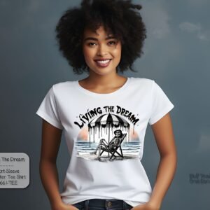 Beautiful Short Sleeve Shirt: Living the Dream