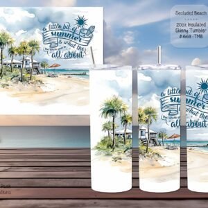 Beautiful Skinny Tumbler: A Little Bit of Summer