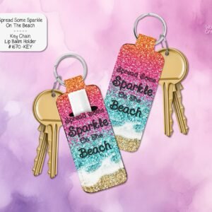Spread Sparkle Lip Balm Keychain