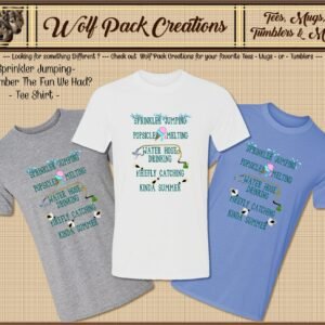 Eye-Catching Short Sleeve T-Shirt describing the Perfect Summer