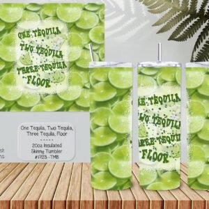 Beautiful Skinny Tumbler for Tequila Drinkers