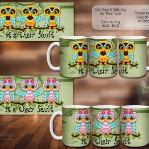Charming Owl Ceramic Coffee Mugs to Brighten Your Day