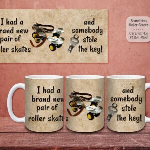 Explore Our Unique Ceramic Coffee Mugs for Roller Skate Lovers