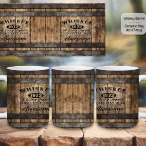 Stylish Whiskey Barrel Ceramic Coffee Mugs for Every Occasion