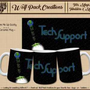 Beautiful Ceramic Mug: Tech Support