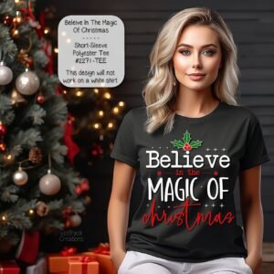 Embrace the Magic of Christmas with Our Unisex Short Sleeve Shirt