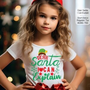 Unisex Youth Short Sleeve Santa Shirt: I Can Explain
