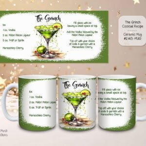 Charming Ceramic Coffee Mugs: Perfect for Every Sip of The Grinch Cocktail