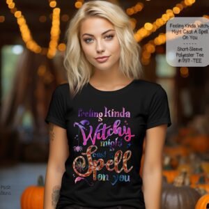 Beautiful Short Sleeve Shirt for Witch and Spell Enthusiasts