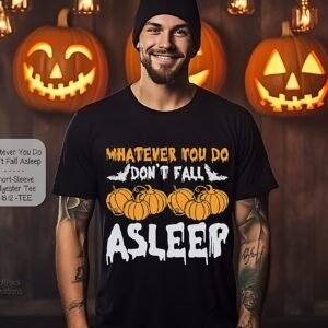 Beautiful Short Sleeve Shirt: Don't Fall Asleep!