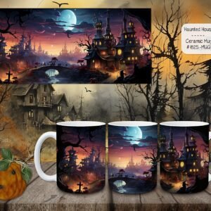 Charming Ceramic Coffee Mugs for Your Haunted House Vibe