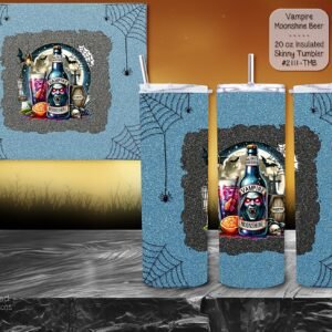 Discover the Ultimate 20 Ounce Insulated Vampire Moonshine Skinny Tumbler