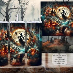 The Perfect Companion: Witch in the Water Stainless Steel Skinny Tumbler