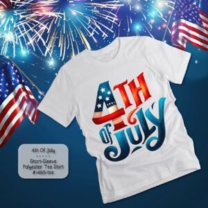 Beautiful Short Sleeve Shirt: 4th of July