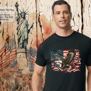 Beautiful Short Sleeve Shirt: Bring Home the Flag