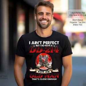 DD-214 Design on Short Sleeve Shirt