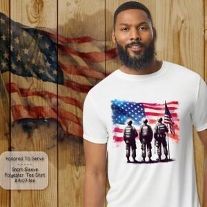 Short Sleeve Shirt: Honored to Serve