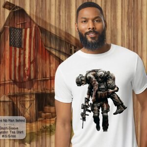 Beautiful Short Sleeve Shirt: Leave No Man Behind