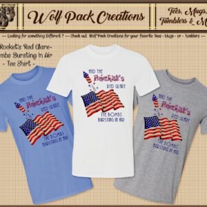 Beautiful Short Sleeve T-Shirt featuring rocket and bombs