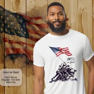 Beautiful United We Stand Design on Short Sleeve Shirt