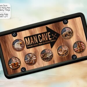 Where Manly Things License Plate