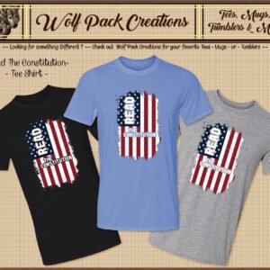 Read the Constitution Powerful Short Sleeve T-Shirt
