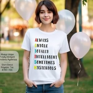 Beautiful Short Sleeve Shirt: for Autism Awareness