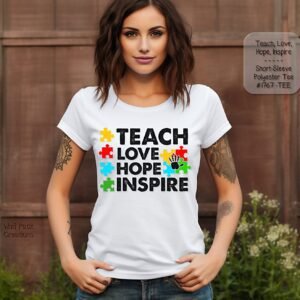 Beautiful Short Sleeve Shirt: Autism Awareness