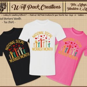 Beautiful National Social Workers Short Sleeve T-Shirt
