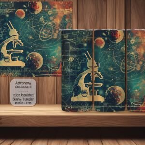 The Perfect Astronomy Chalkboard Skinny Tumbler for Your Beverage Needs