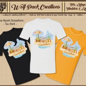 Beautiful Short Sleeve T-Shirt featuring Some Beach Somewhere