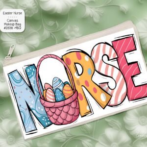 Easter Nurse Zipper Pouch