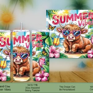 Highland Cow Vacuum Insulated Tumbler